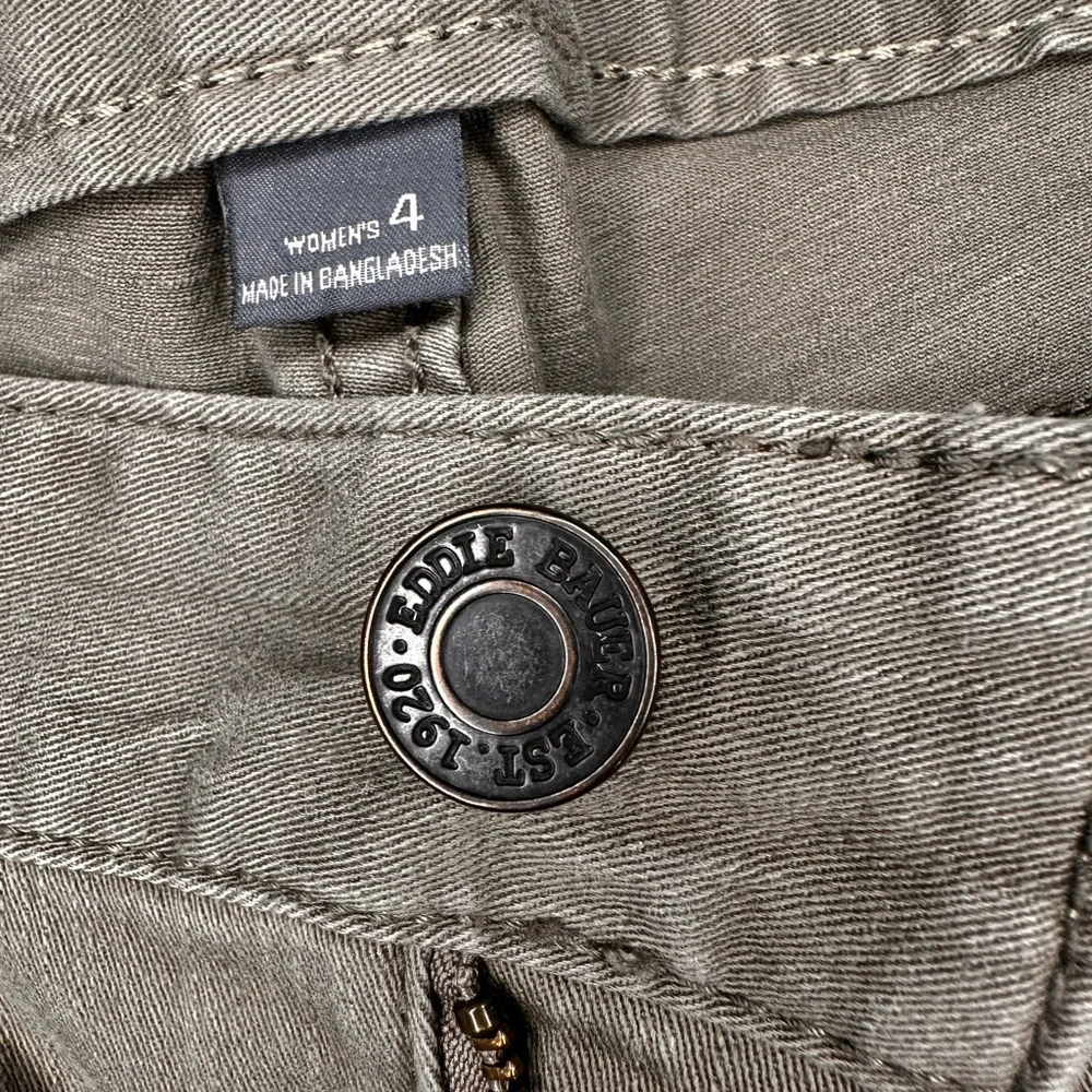 EDDIE BAUER Curvy  Jeans size 4 light tan - Picture 7 of 9